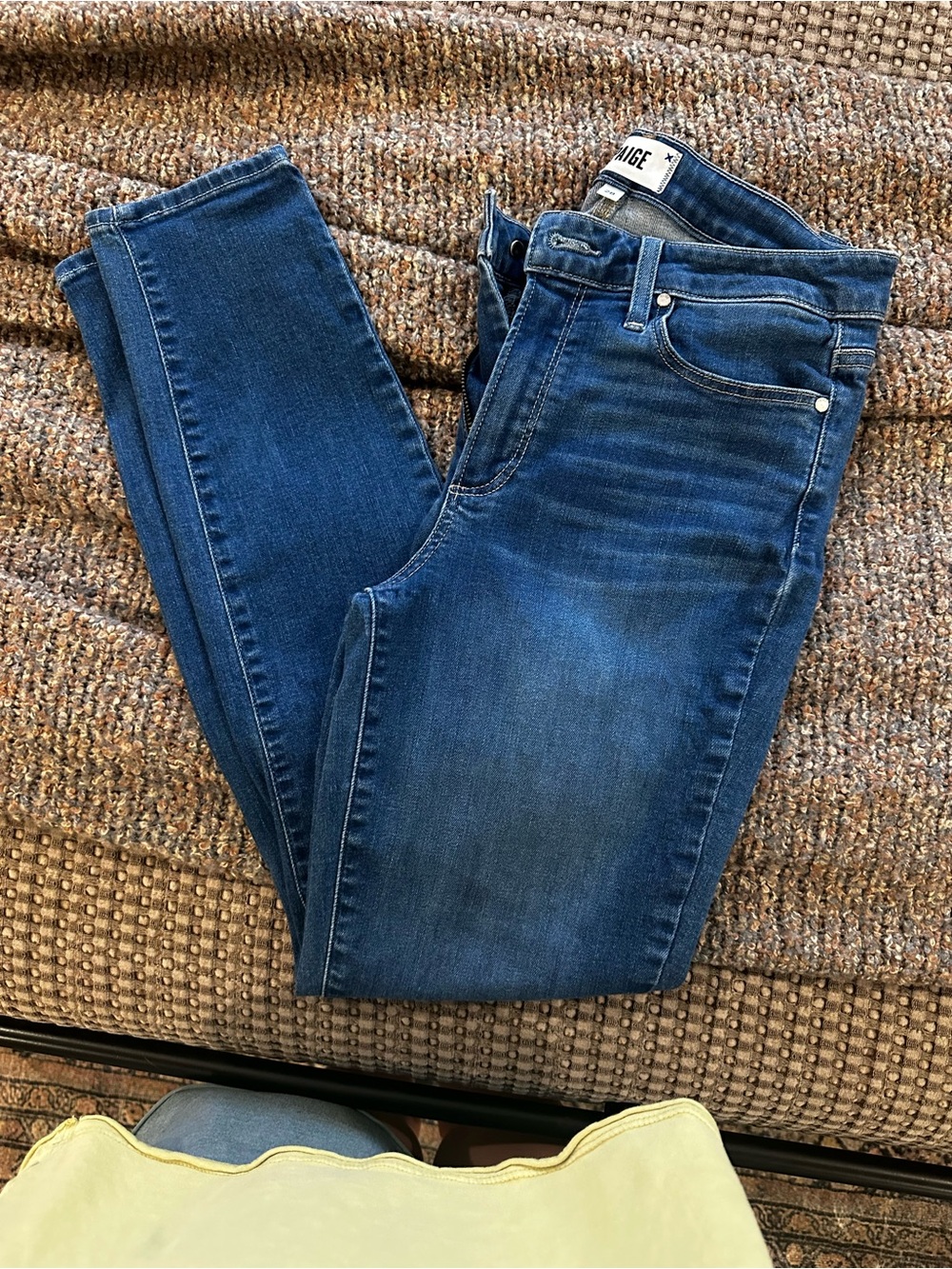 PAIGE Women's Skinny Jeans in Dark Blue Wash